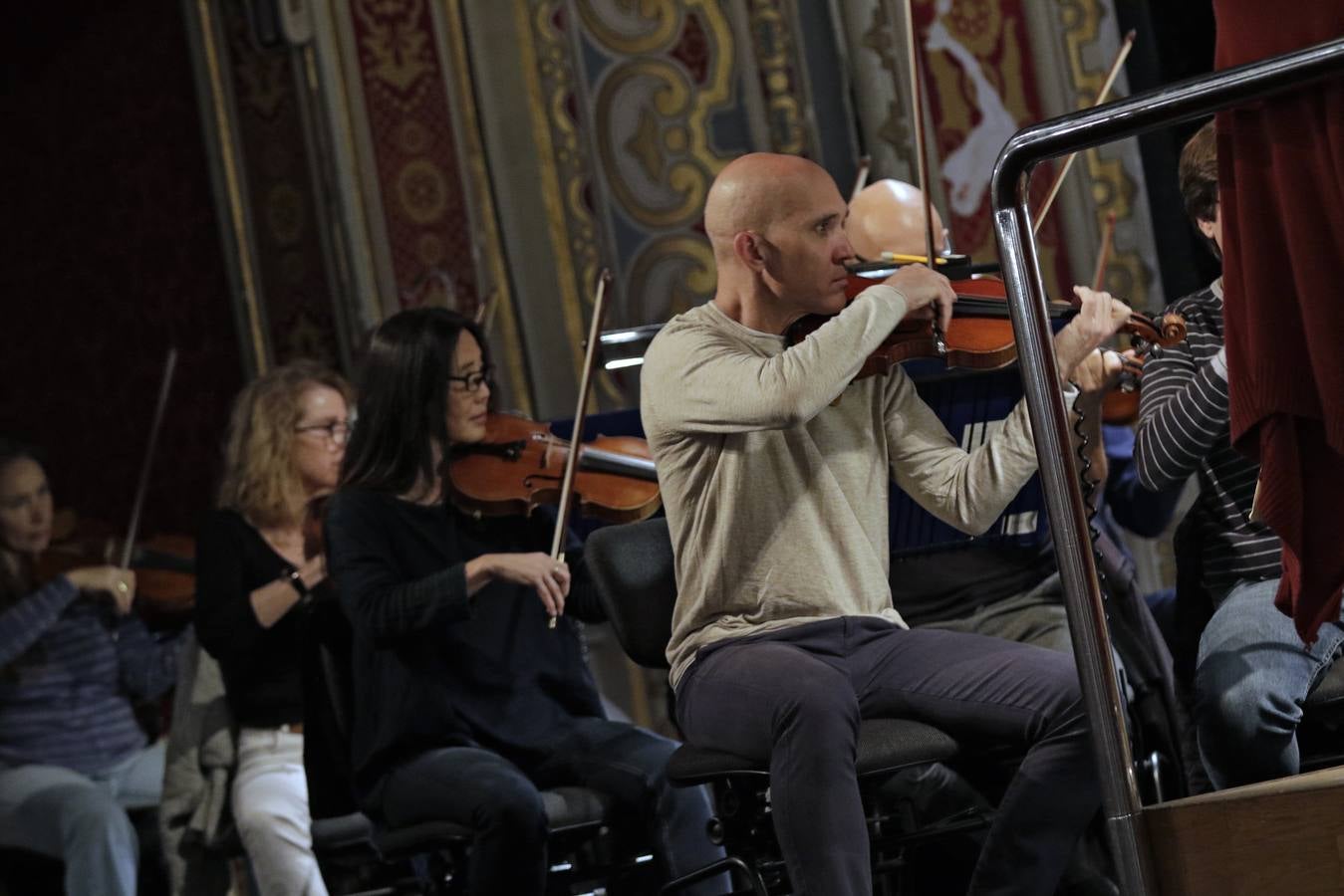 Ensayo general de la Real Orquesta Sinfónica de Sevilla