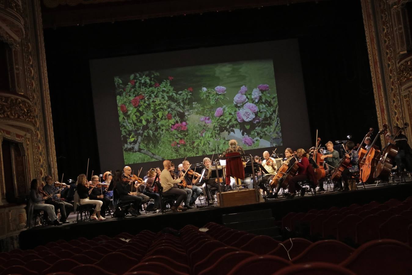 Ensayo general de la Real Orquesta Sinfónica de Sevilla