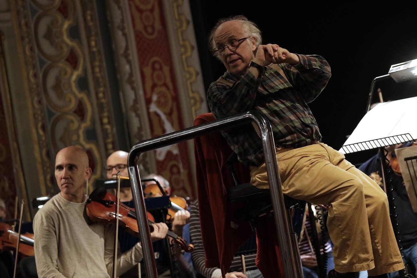 Ensayo general de la Real Orquesta Sinfónica de Sevilla
