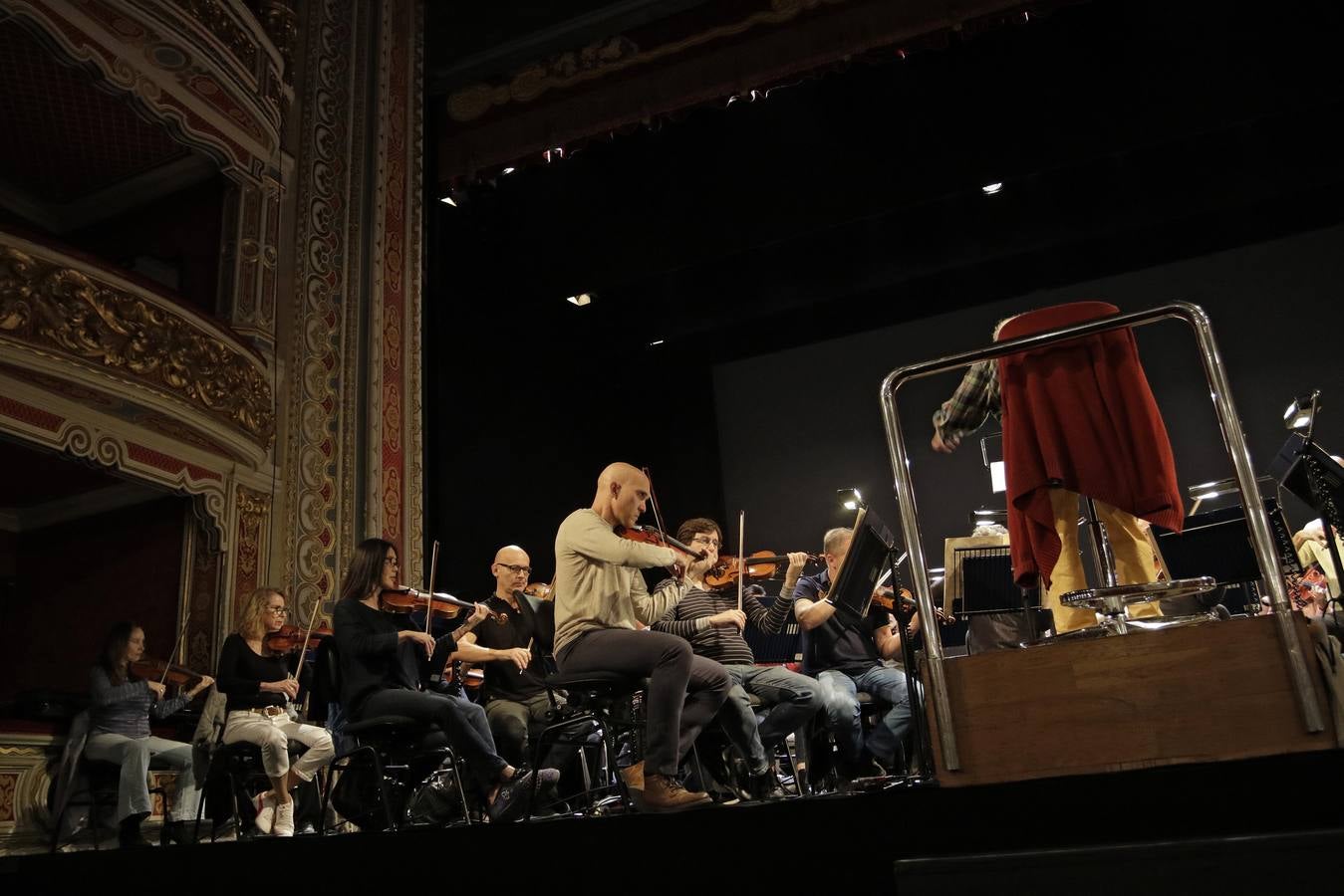 Ensayo general de la Real Orquesta Sinfónica de Sevilla