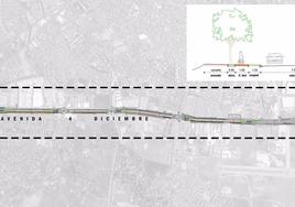 Dos Hermanas inicia las obras del carril bici en un tramo urbano de la antigua Nacional IV