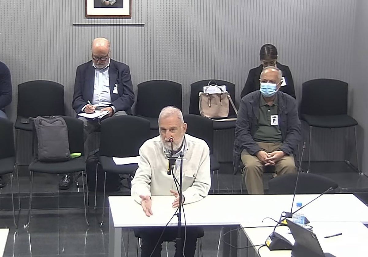 Antonio Rodrigo Torrijos, durante su declaración en la Audiencia Nacional