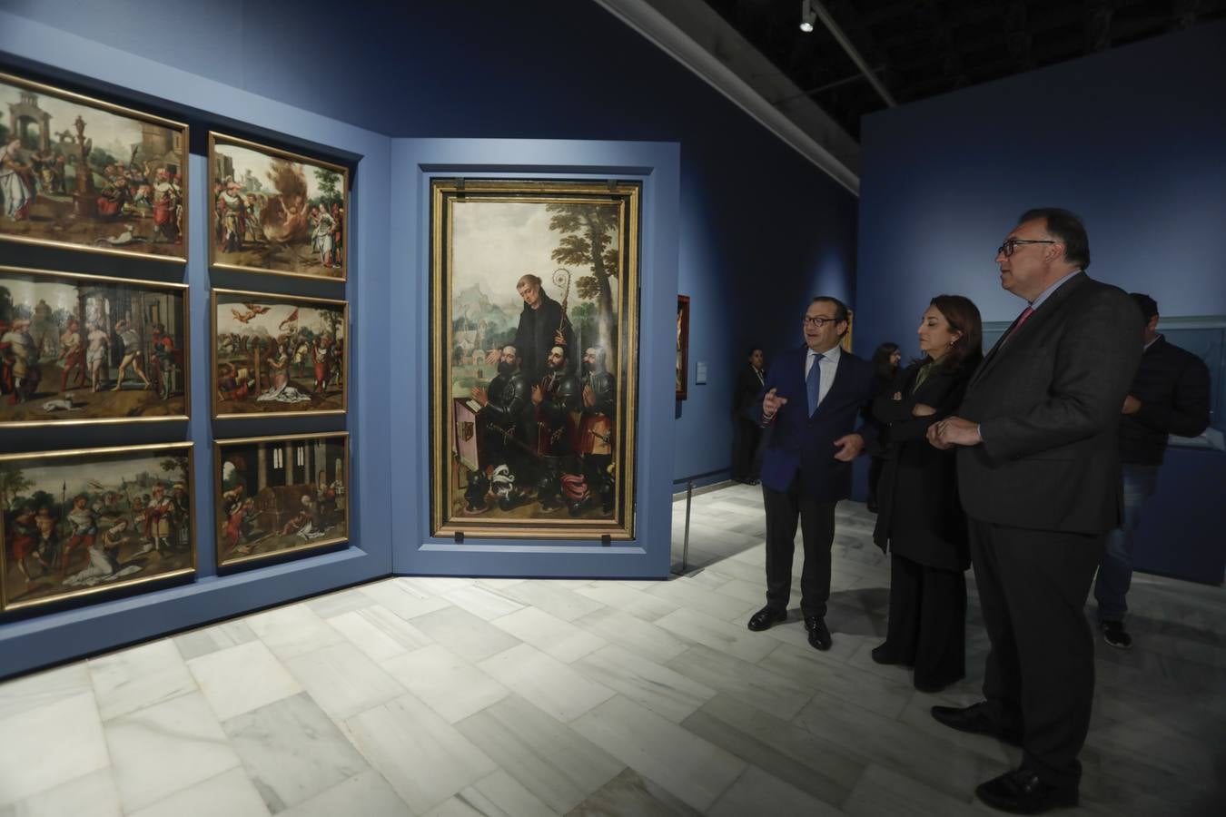 Inauguración de la exposición 'El arte del Renacimiento en Sevilla' en el Bellas Artes
