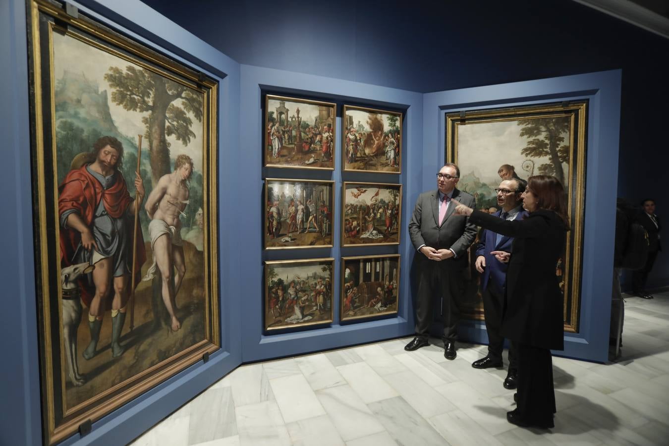 Inauguración de la exposición 'El arte del Renacimiento en Sevilla' en el Bellas Artes