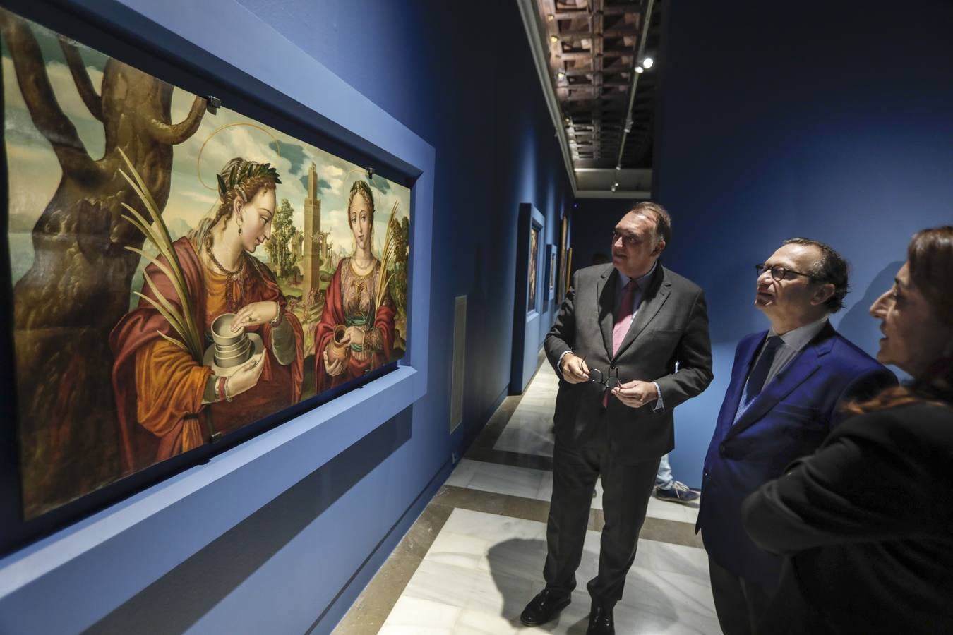 Inauguración de la exposición 'El arte del Renacimiento en Sevilla' en el Bellas Artes