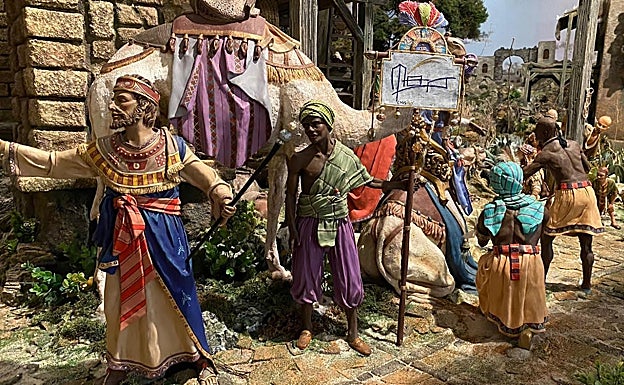 Detalle del Nacimiento en el Círculo Mercantil