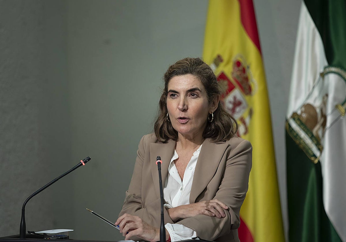 La consejera de Empleo, Empresa y Trabajo Autónomo; Rocío Blanco