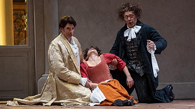 Ensayo de la obra 'Las bodas de Fígaro' en el Maestranza