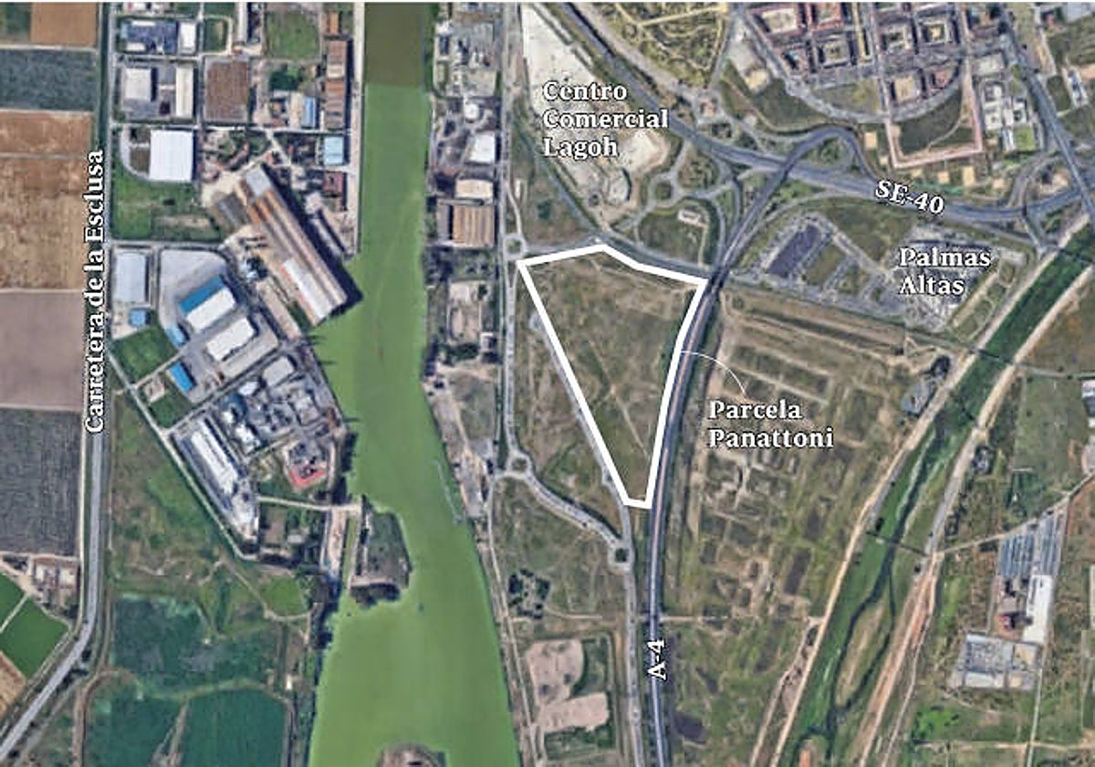 Parcela junto al centro comercial Lagoh donde Panattoni iba a construir un centro logístico