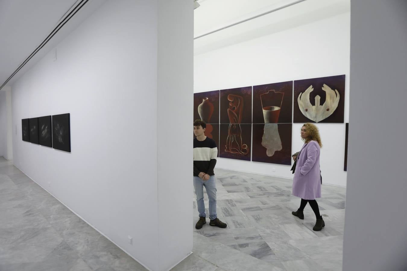 Presentación de la exposición "Devenir pinturas" en el CAAC de Sevilla