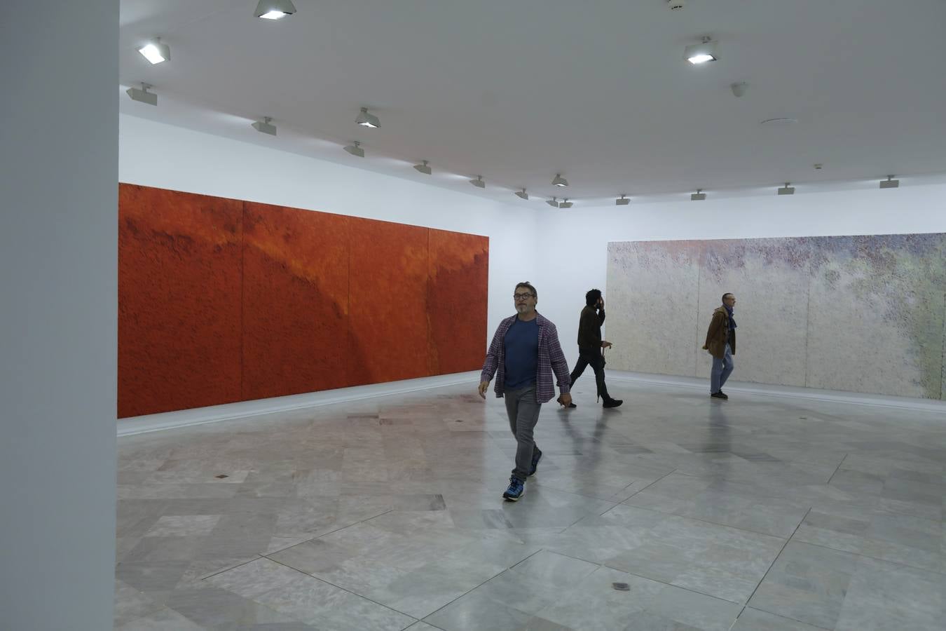 Presentación de la exposición "Devenir pinturas" en el CAAC de Sevilla