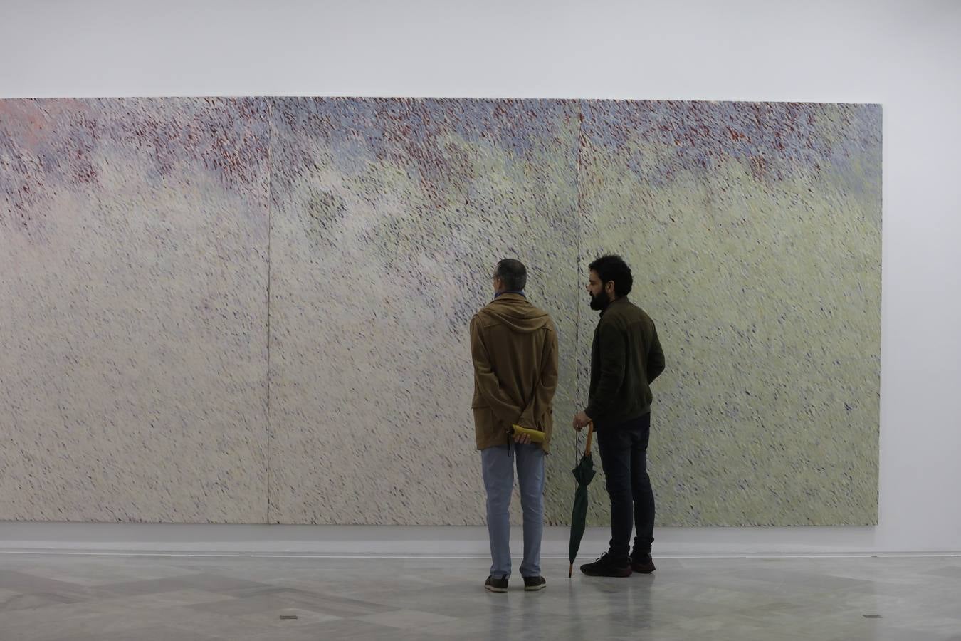 Presentación de la exposición "Devenir pinturas" en el CAAC de Sevilla