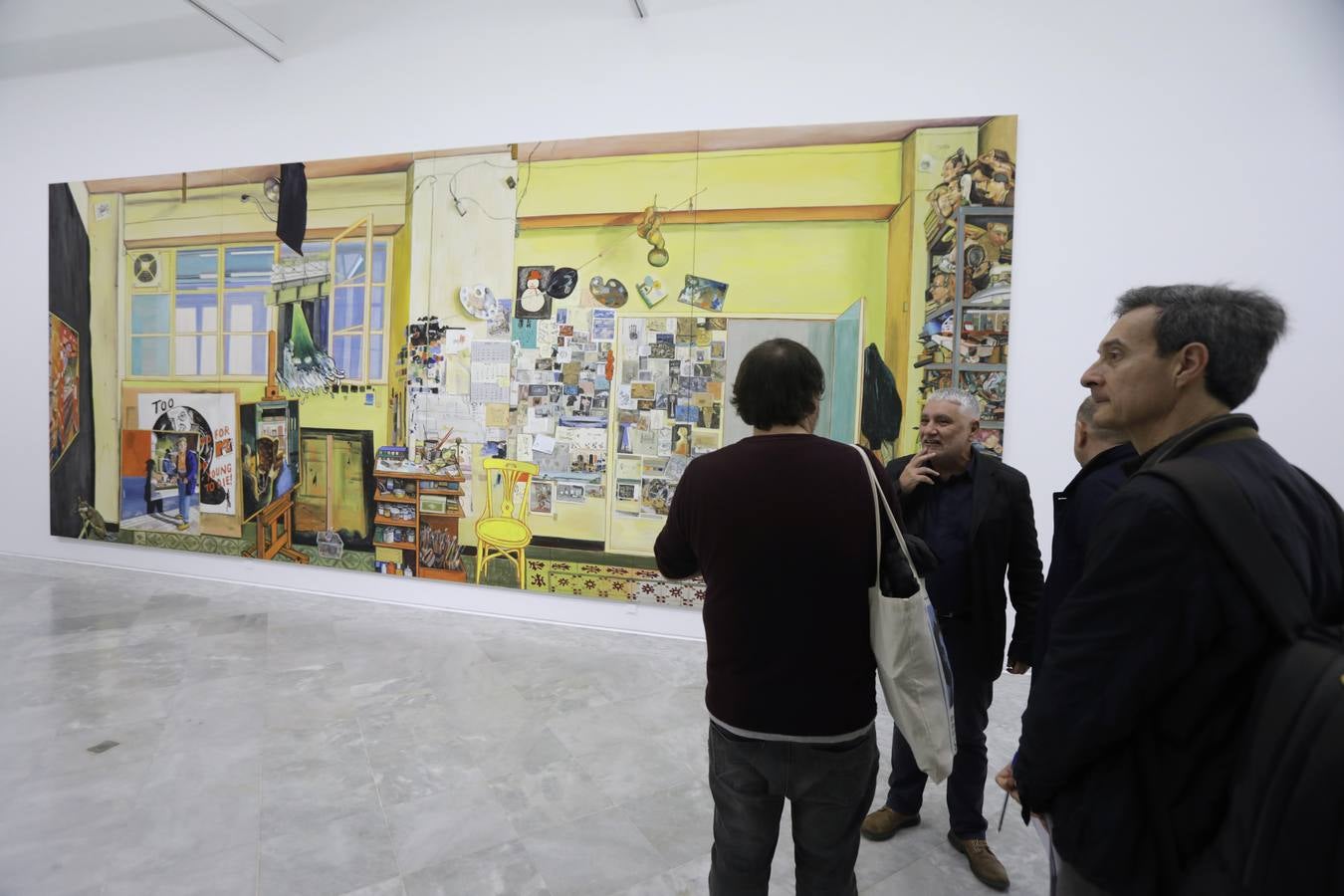 Presentación de la exposición "Devenir pinturas" en el CAAC de Sevilla