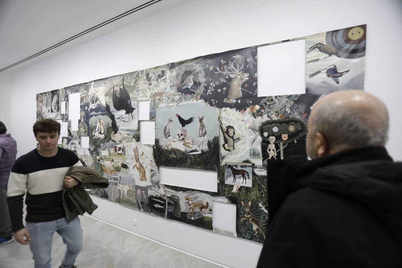 Presentación de la exposición "Devenir pinturas" en el CAAC de Sevilla