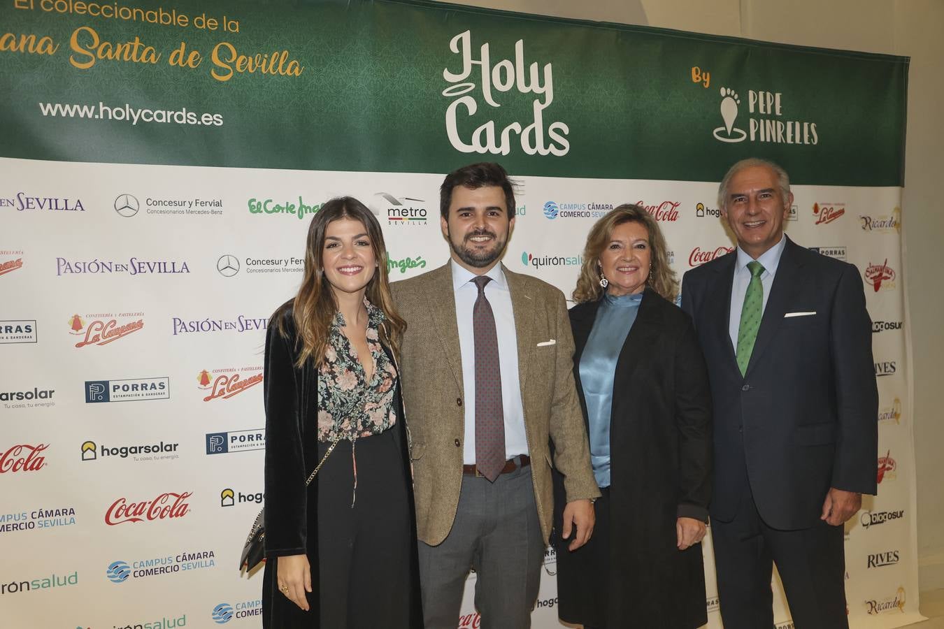 Mariola Jiménez Cortés, José Antonio Fajardo Flores, Carmen Flores García y José Antonio Fajardo Romero