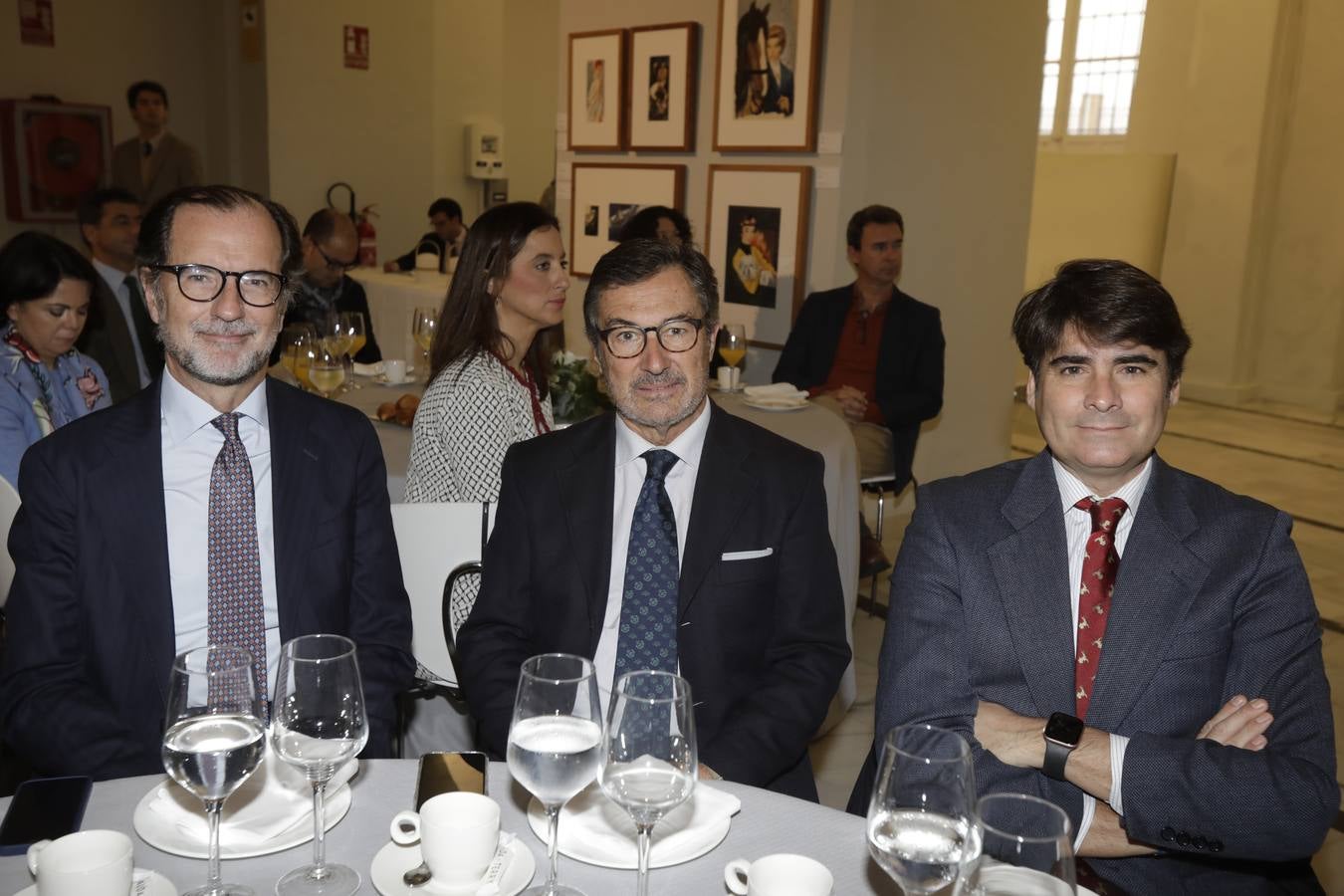 Javier Romero, Jerónimo Cejudo y Daniel Escacena