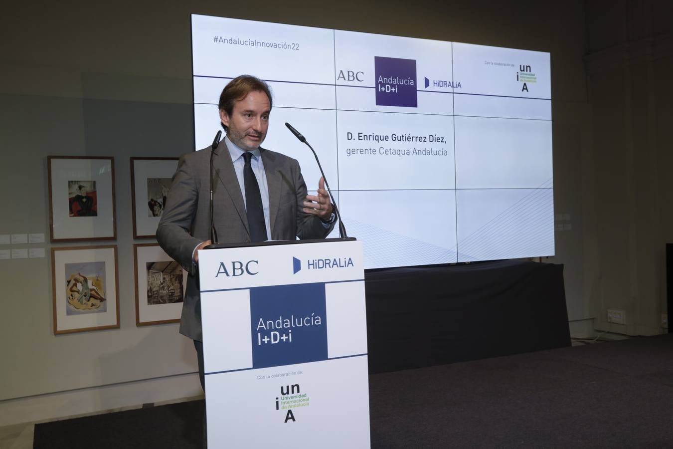 Enrique Gutiérrez Díaz, durante la presentación del especial