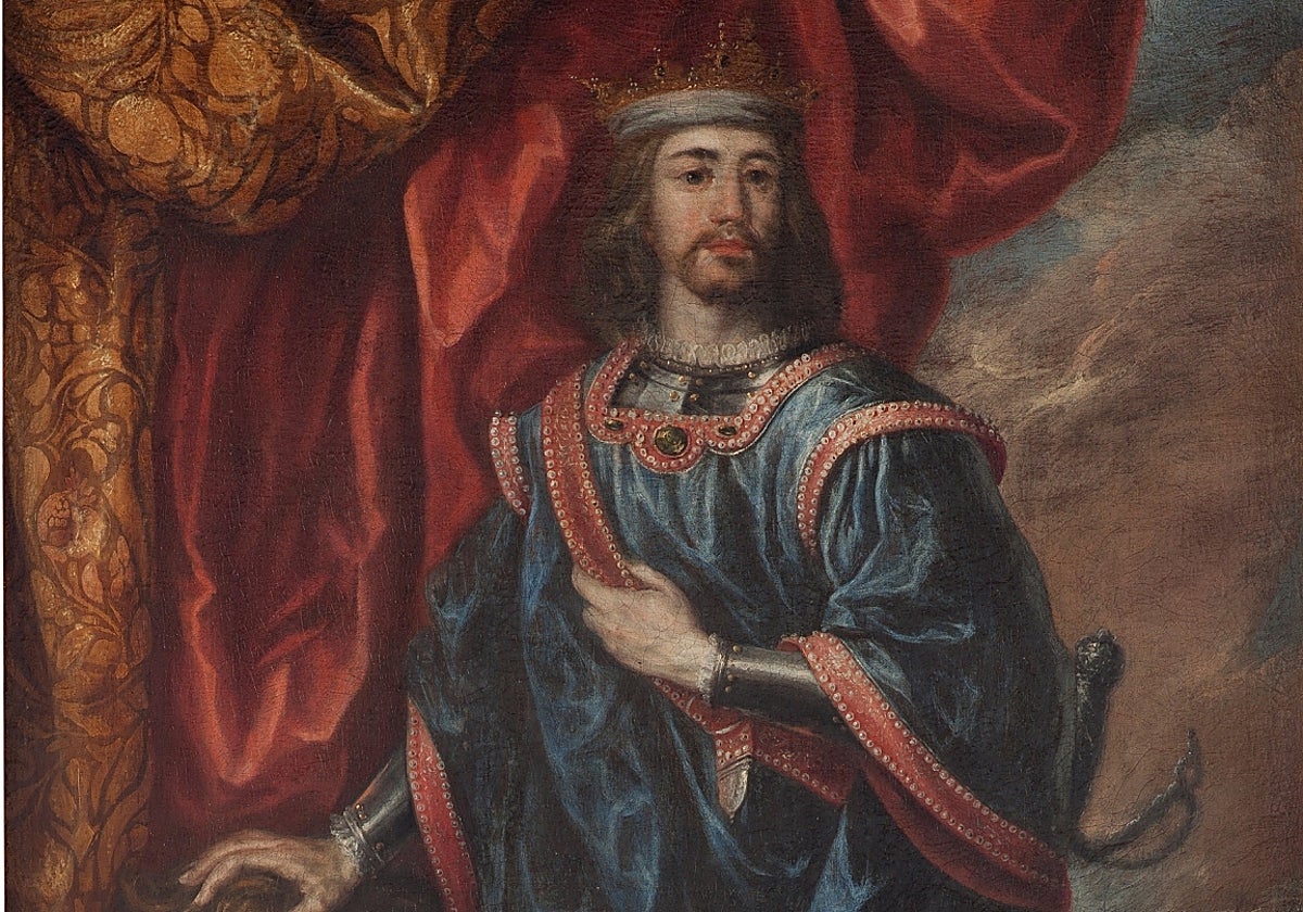 Retrato heroico del rey, por Alonso del Arco