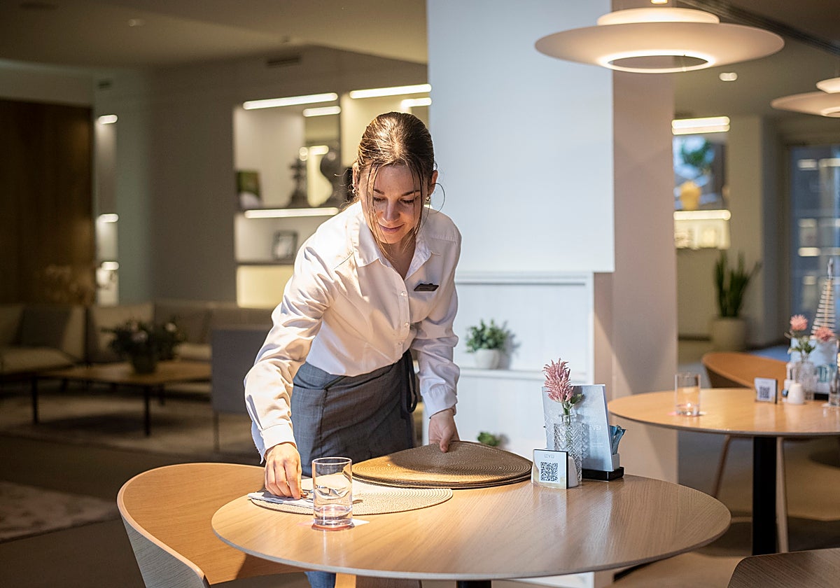 Beatriz Muñoz, en el Hotel Los Lebreros