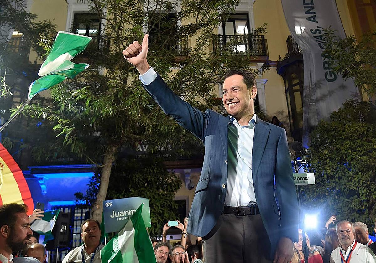 El presidente de la Junta, Juanma Moreno