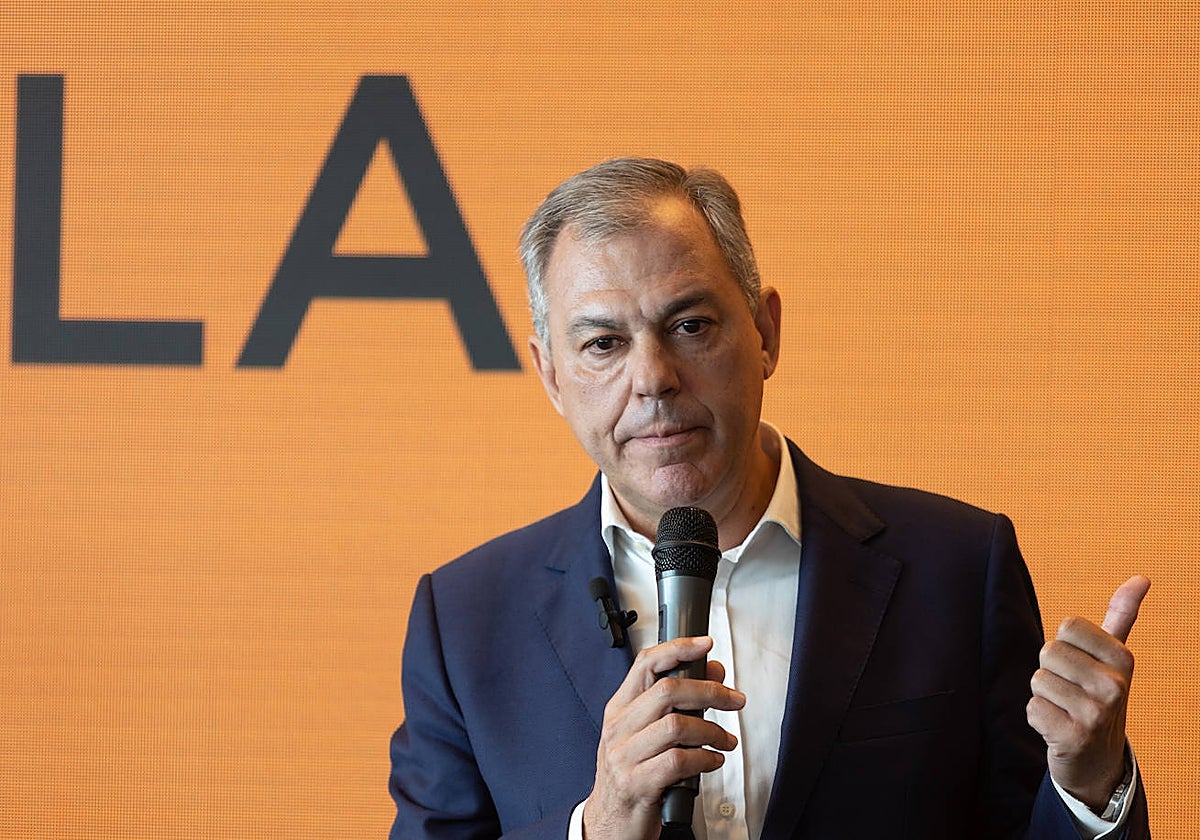 José Luis Sanz, en una acto de su proyecto, en una imagen de archivo