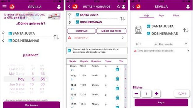 Requisitos y cómo solicitar los bonos gratuitos de 2023 para Cercanías Renfe y Media Distancia
