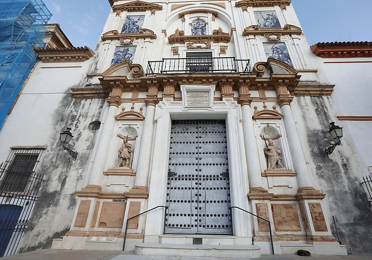 Fachada de la Iglesia de San Jorge del Hospital de la Caridad