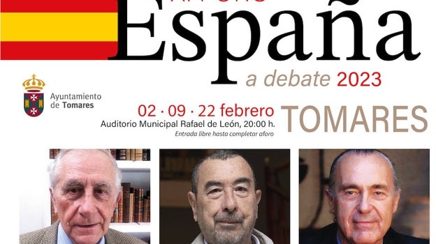 Cartel del foro 'España a debate' de Tomares