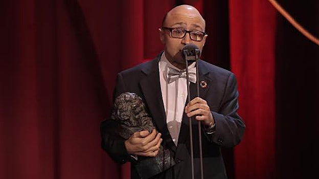 Jesús Vidal durante su famoso discurso de los Goya