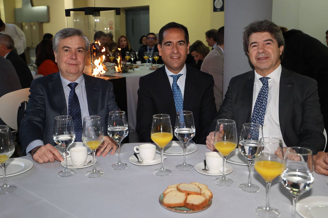 Mauricio González, Antonio Ramírez y Juan Silva