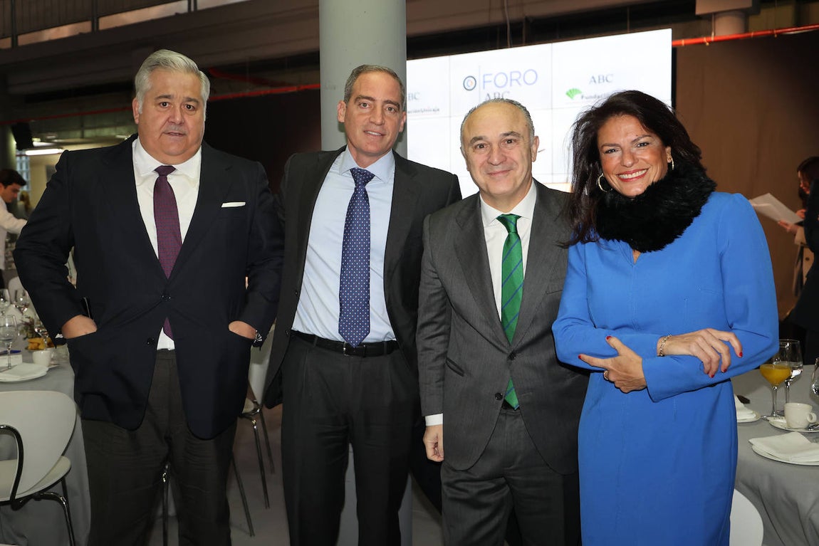 Antonio Martín, Marcos Costero, Juan Ignacio Zafra y Ana Soler