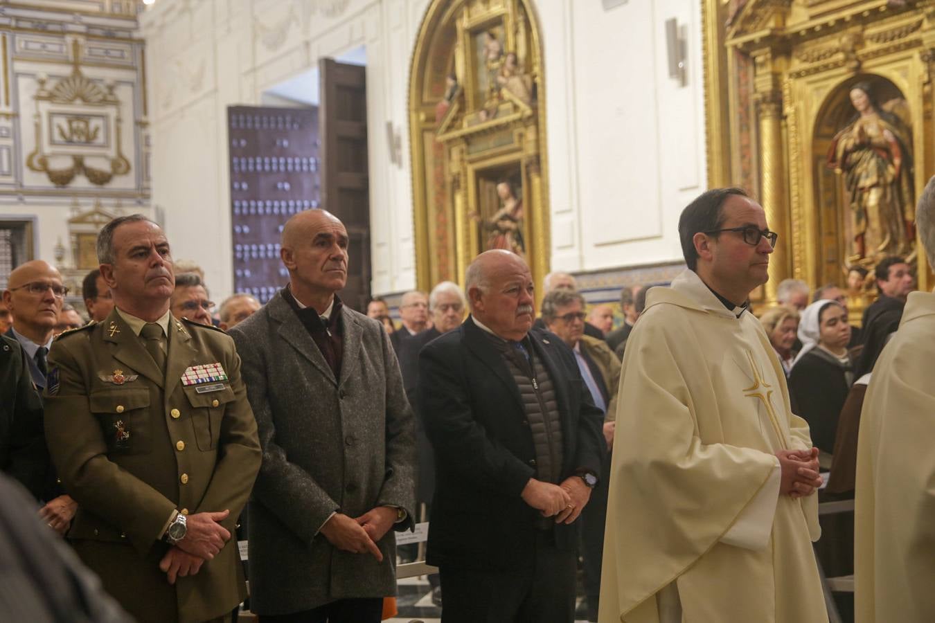 Monseñor José Ángel Saiz Meneses bendijo este viernes la iglesia del convento de Santa Clara, que abre al público tras su restauración