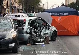 Muere una joven de 20 años en un accidente de tráfico múltiple en la Ronda Urbana Norte de Sevilla