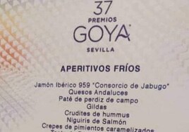Jamón, langostinos y brioche de langosta: el pantagruélico menú para los vips de los Premios Goya 2023 celebrados en Sevilla