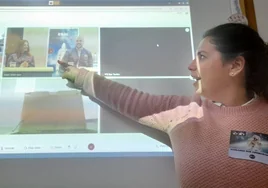Un colegio de Guillena habla por videoconferencia con los nuevos astronautas españoles de la Agencia Espacial Europea