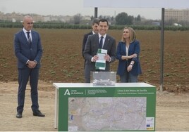 Moreno anuncia que la Junta licitará en mayo dos nuevos tramos de la línea 3 del Metro de Sevilla