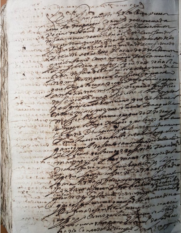 Documento más antiguo del Cristo del Calvario