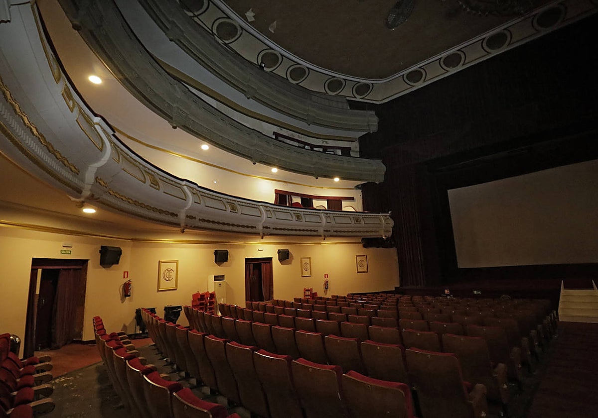 Sala de butacas del Cine Cervantes