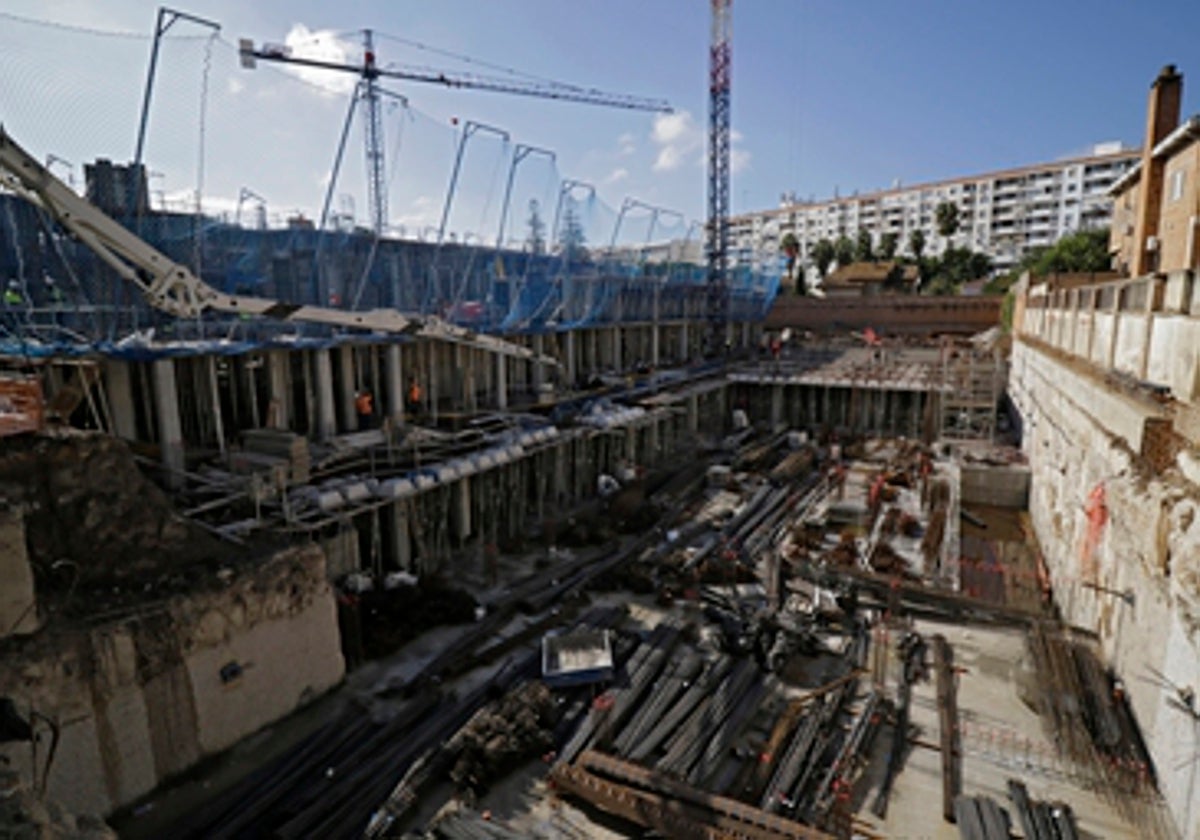 Imagen de archivo de un edificio en construcción en Sevilla