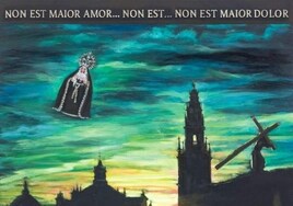 'La Virgen voladora': el controvertido cartel de la Semana Santa de Carmona que se ha hecho viral