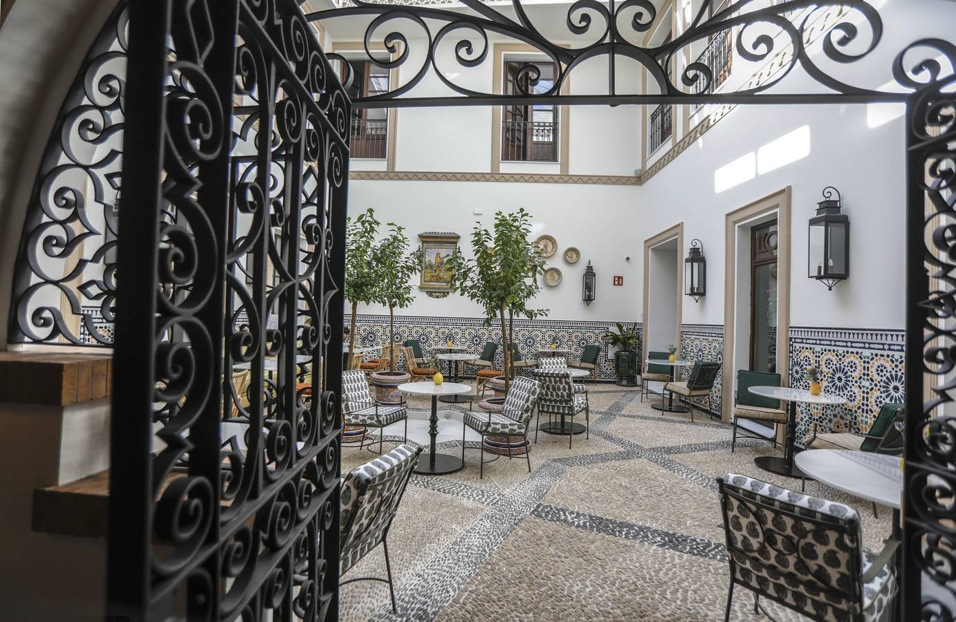 Instalaciones del hotel sevillano Don Ramón