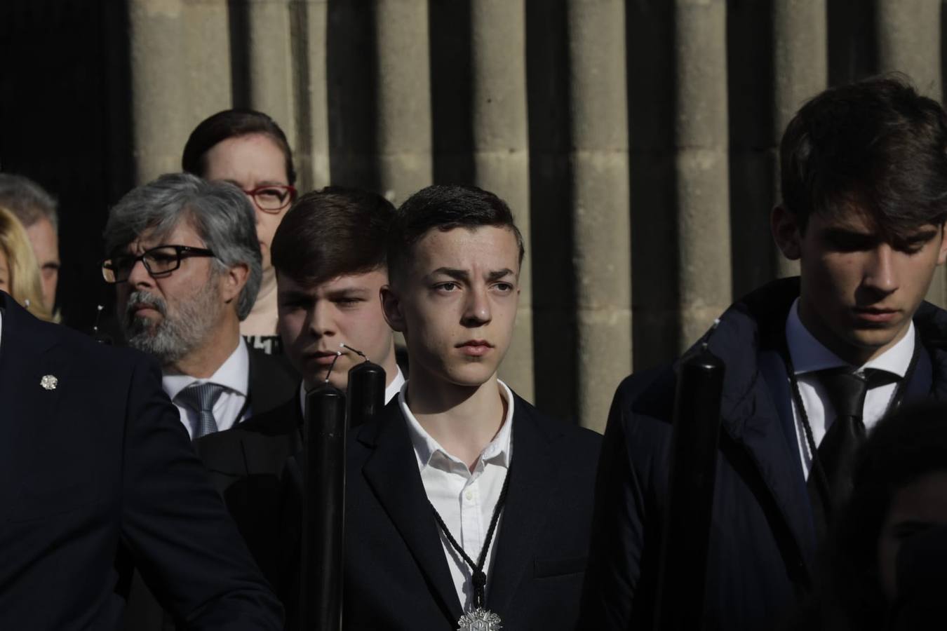 El Cristo de las Almas ha presidido el Viacrucis del Consejo de Cofradías, un clásico en la Cuaresma de Sevilla