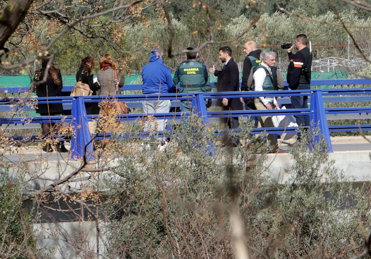 En imágenes, tensión durante la reconstrucción del crimen de El Rubio