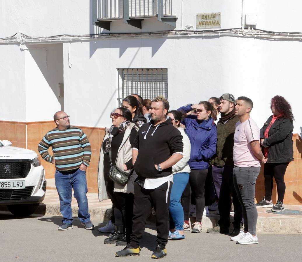 En imágenes, tensión durante la reconstrucción del crimen de El Rubio