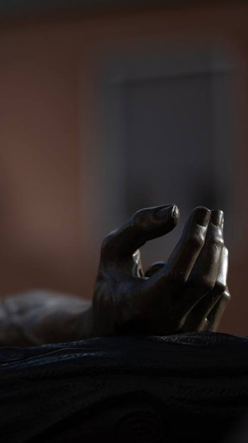 Detalle del Cachorro en el viacrucis del 26 de febrero