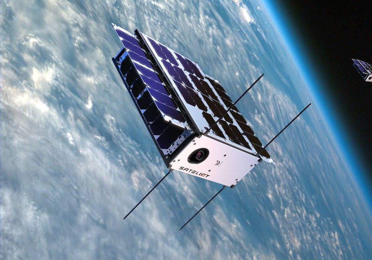 Nanosatélite de Sateliot, empresa que prevé dar conectividad en zonas sin cobertura