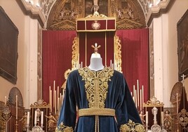 Jesús ante Anás estrena nueva túnica bordada en el día de su centenario