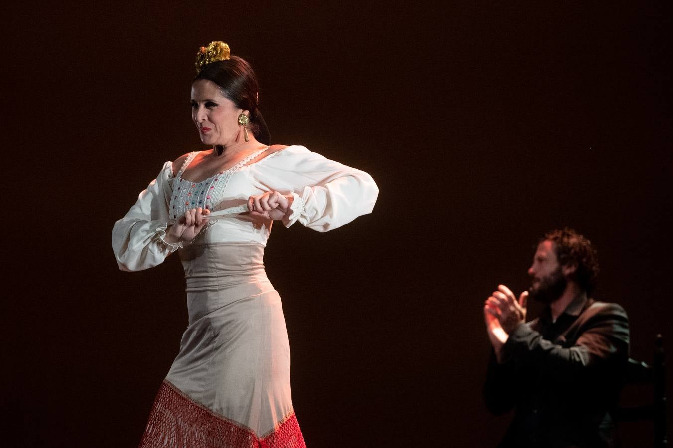 Diferentes momentos de la gala flamenca a beneficio de la Asociación DalecandELA