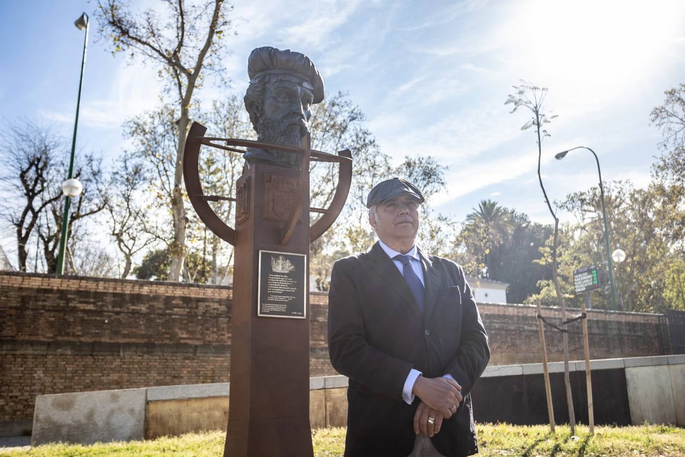 Inauguración del monumento a Juan Sebastián Elcano en el Muelle de Nueva York