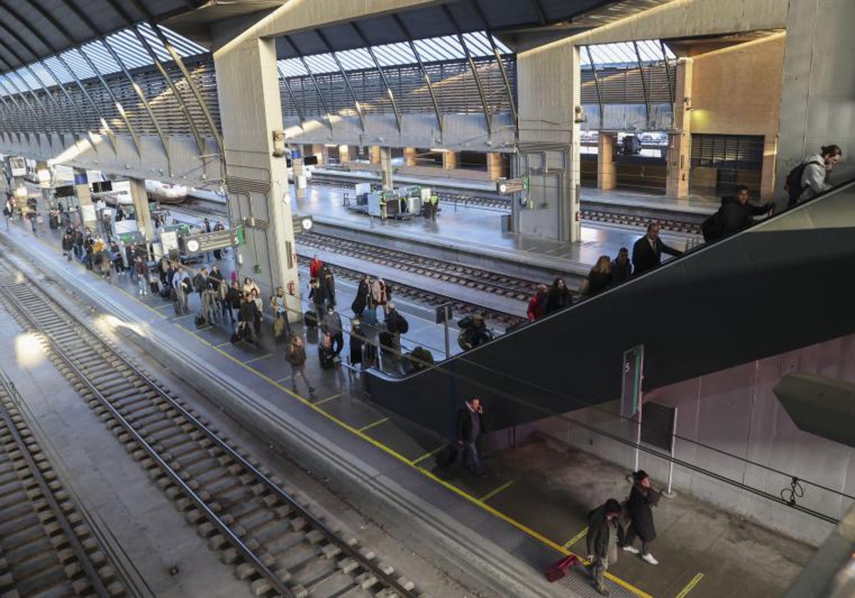 Una imagen de la estación de Santa Justa